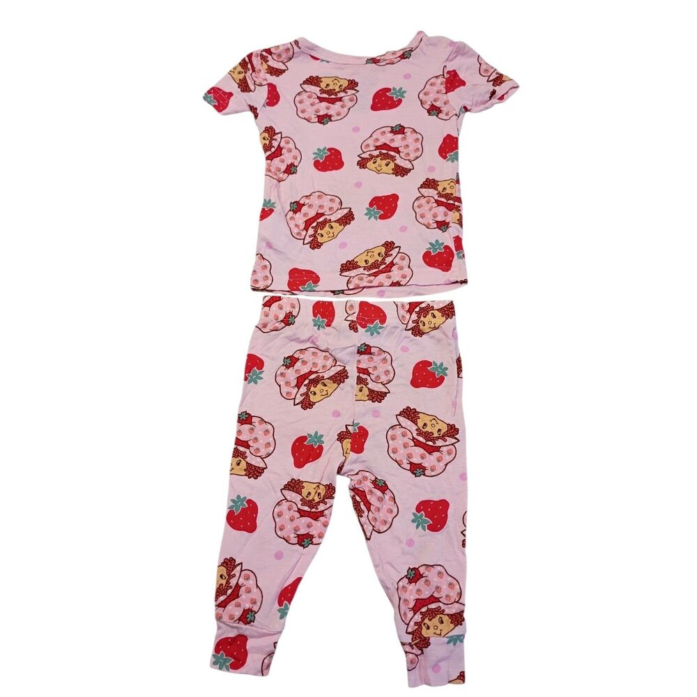 Infant Strawberry Shortcake Jammies Set 12 M Snug-Fitted Pajamas Soft 2-Piece